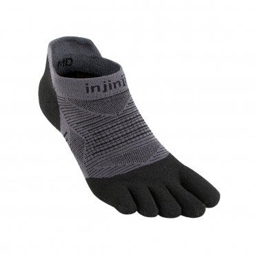 Bežecké prstové ponožky Injinji Run Coolmax NS Black