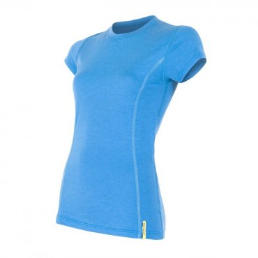 Sensor Merino Active dámské triko s krátkým rukávem modrá