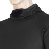Sensor Merino DF pánské triko dl. rukáv s kapucí černá