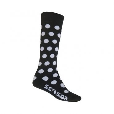 Sensor Thermosnow Dots ponožky černá