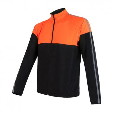 Sensor Neon pánská bunda černá/oranžová reflex