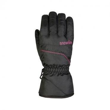 Snowlife Scratch Glove Lady black/pink 118920