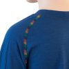 Sensor Merino Air Set dětské triko dl. rukáv + spodky tm. modrá