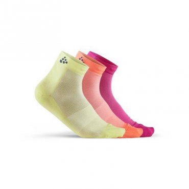 Ponožky Craft Mid 3-pack 1906060-554007 žlutá