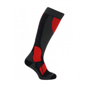 Blizzard Compress 120 ski socks black/grey/red