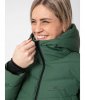 2117 Anneberg dámský zateplený kabát Forest Green