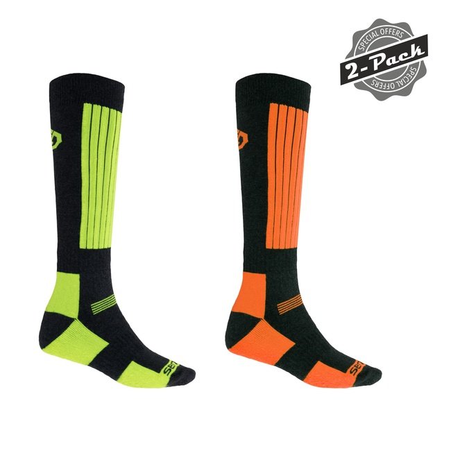 Sensor Snow ponožky 2-pack žlutá/oranžová