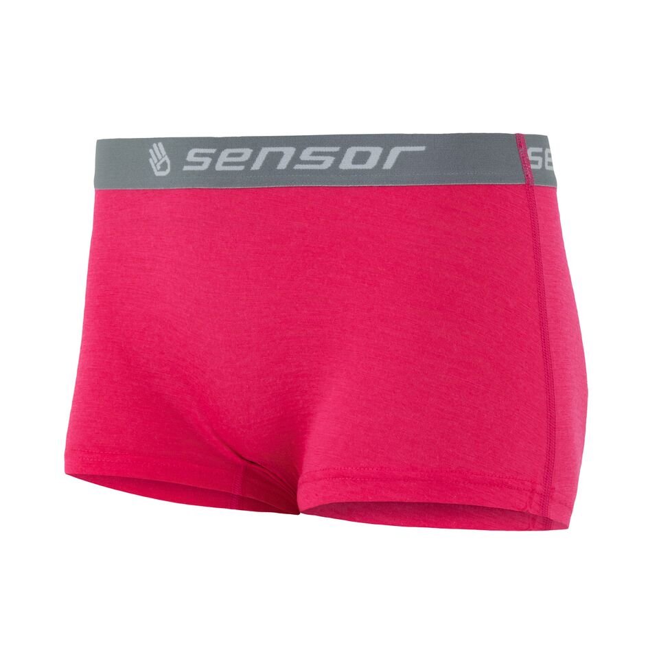 Sensor Merino Active Kalhotky s nohavičkou Růžová