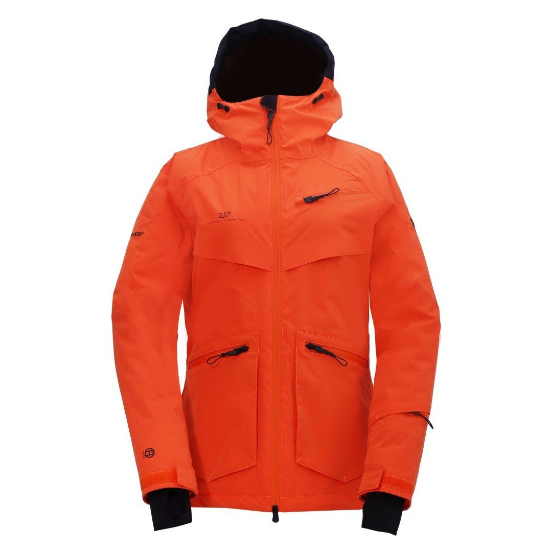2117 Nyhem Eco dámská lyžařská bunda oranžová