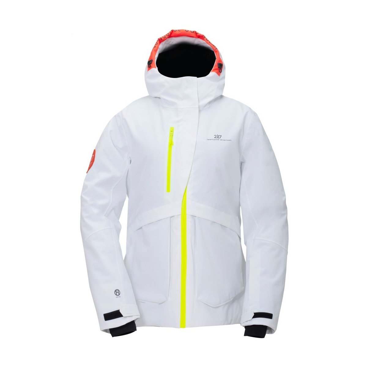 MALMEN - Eco Dámská 2L lyžařská bunda - white