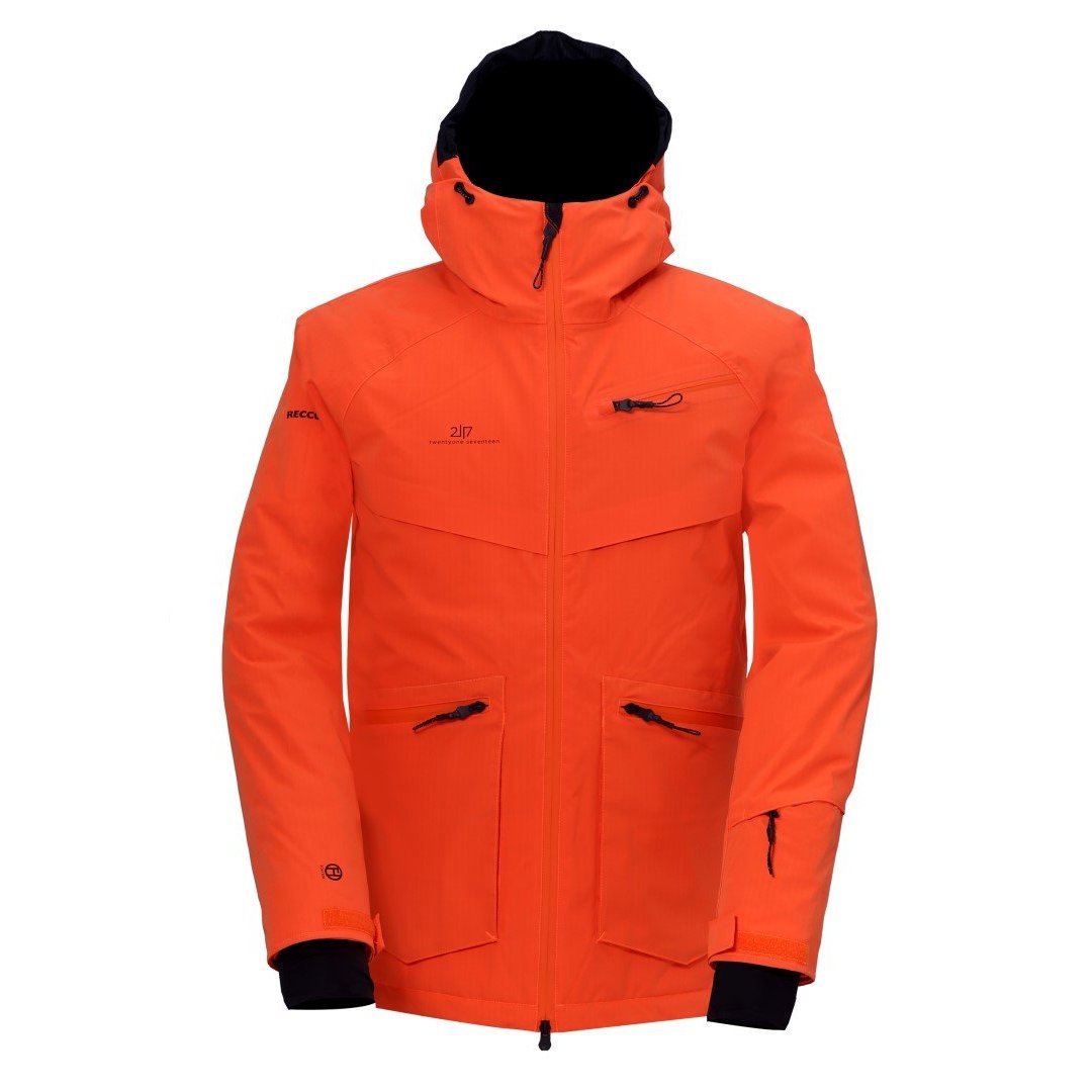 2117 Nyhem ECO pánská lyžařská bunda oranžová